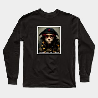 jack sparrow as monkey Long Sleeve T-Shirt